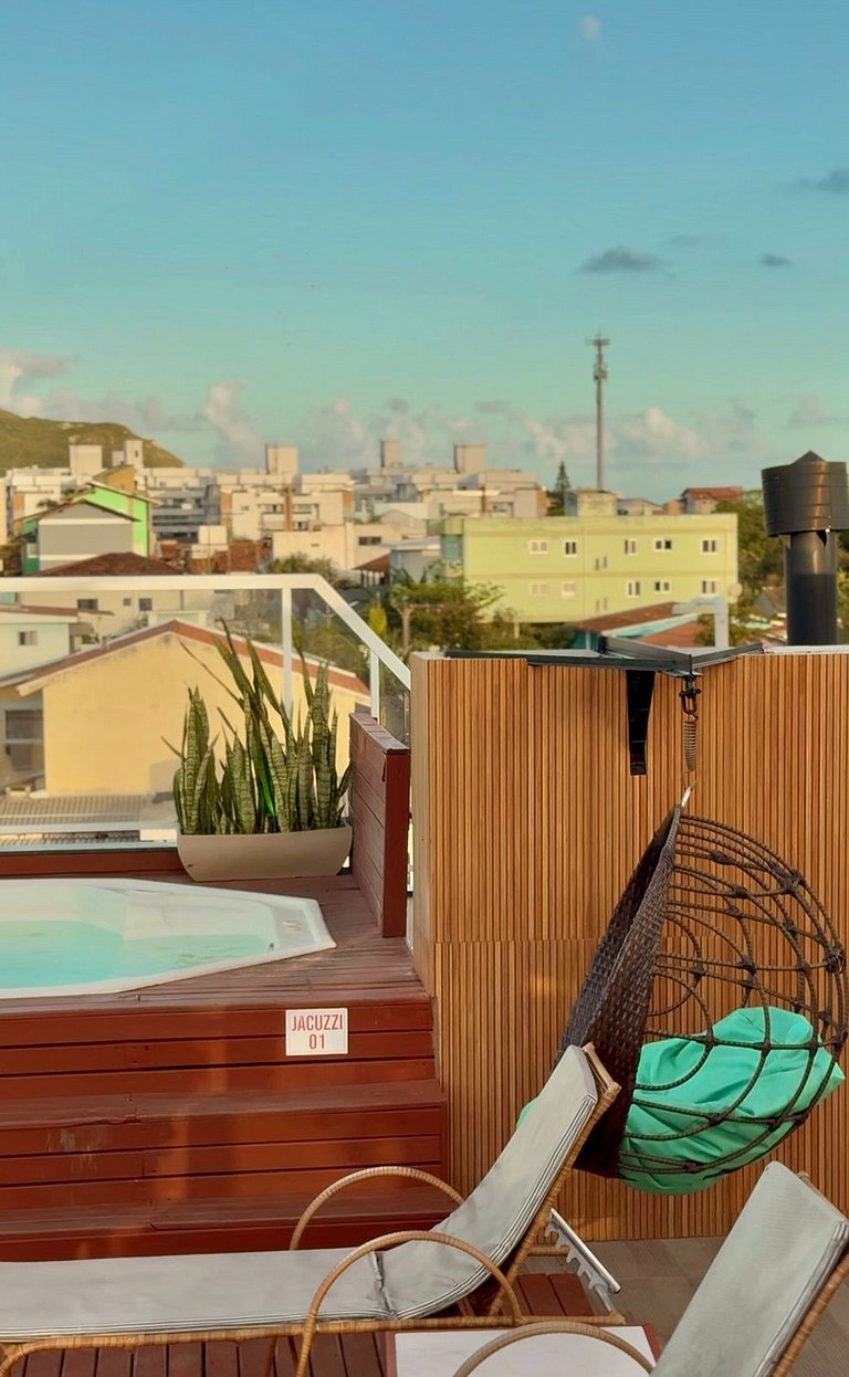 Vista do mar com Luxo e Conforto – COBTUB